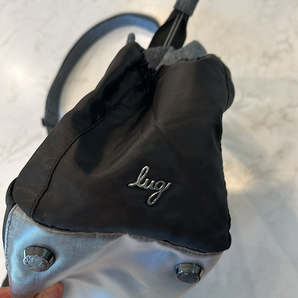 Lug Romper 2 Convertible Tote Crossbody Bag Black w/Grey Accents BNWOT - Picture 12 of 14